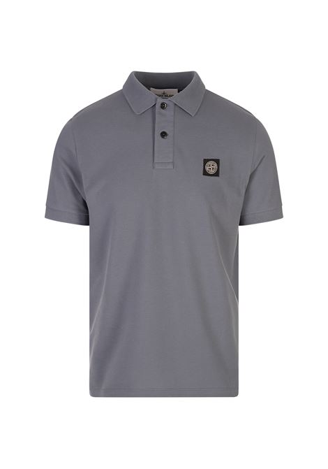 Polo Slim Fit Blu Avio Con Logo Compass STONE ISLAND | K1S1522002SC-S0017V0024